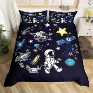 Housse de couette Astronaute & Espace Enfant
