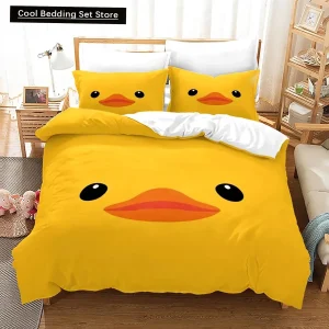 Housse de couette  Canard plastique jaune