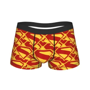 Caleçon Superman 2025 – Logo Legacy Jaune/Rouge